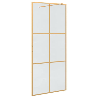 Parete Doccia Walk-in Oro 90 x 195 cm vetro temperato