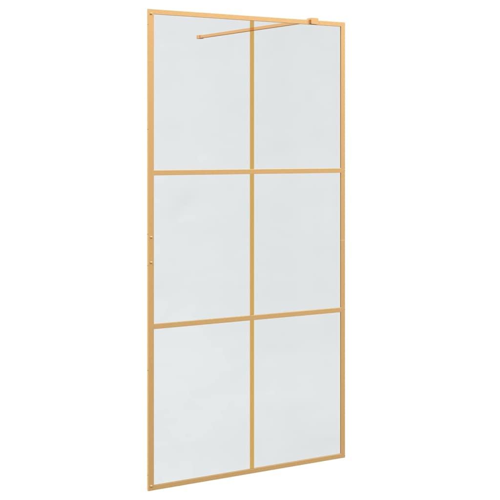 Parete Doccia Walk-in Oro 100 x 195 cm vetro temperato