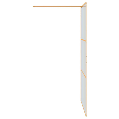 Parete Doccia Walk-in Oro 115 x 195 cm vetro temperato