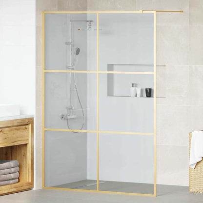Parete Doccia Walk-in Oro 140 x 195 cm vetro temperato