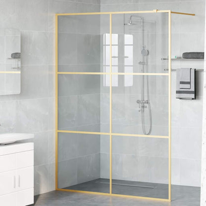 Parete Doccia Walk-in Oro 140 x 195 cm vetro temperato