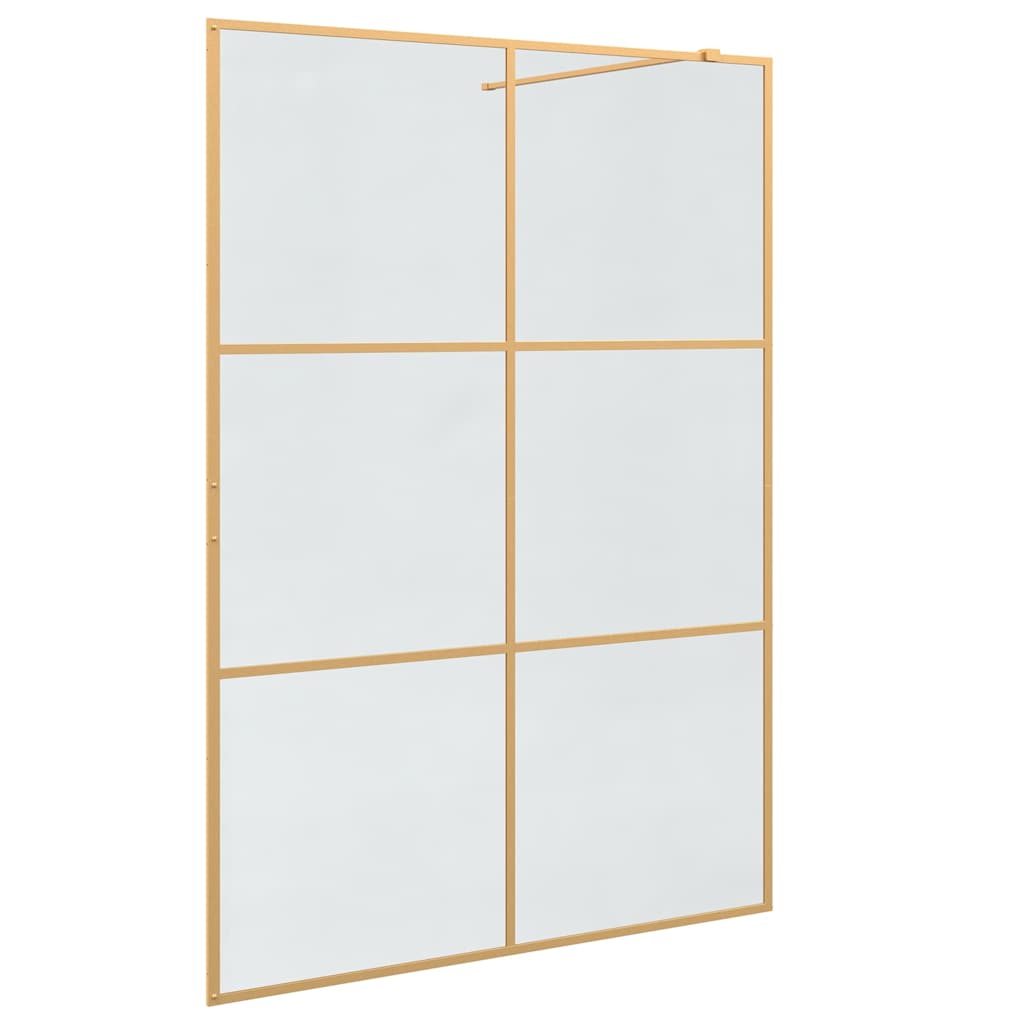 Parete Doccia Walk-in Oro 140 x 195 cm vetro temperato