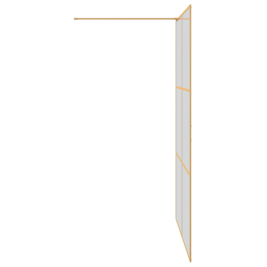 Parete Doccia Walk-in Oro 140 x 195 cm vetro temperato