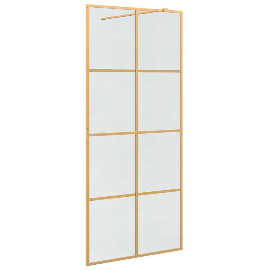 Parete Doccia Walk-in Oro 90 x 195 cm vetro temperato