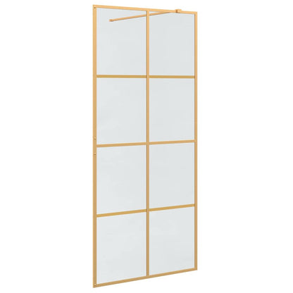 Parete Doccia Walk-in Oro 90 x 195 cm vetro temperato