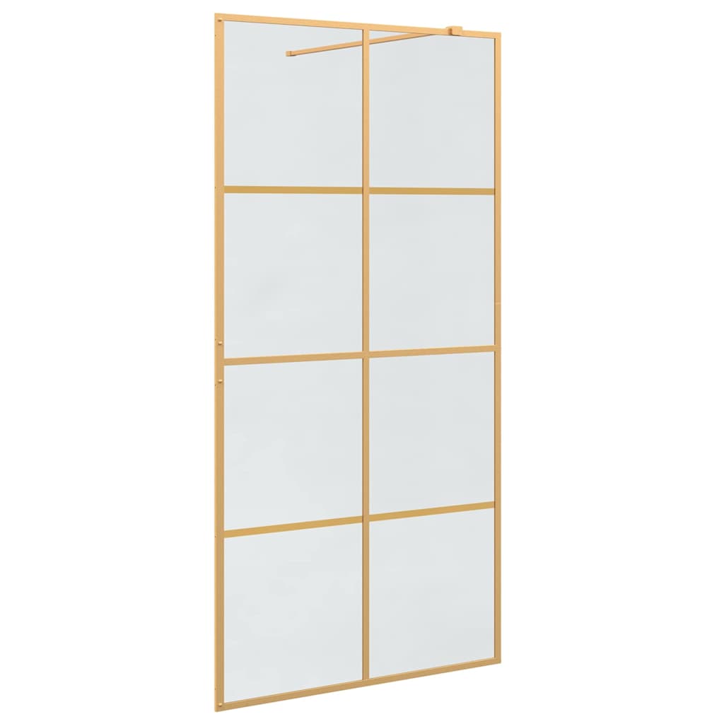 Parete Doccia Walk-in Oro 100 x 195 cm vetro temperato