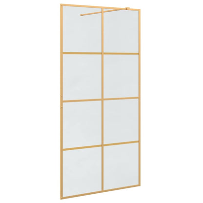 Parete Doccia Walk-in Oro 100 x 195 cm vetro temperato