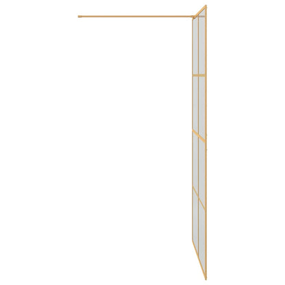 Parete Doccia Walk-in Oro 115 x 195 cm vetro temperato