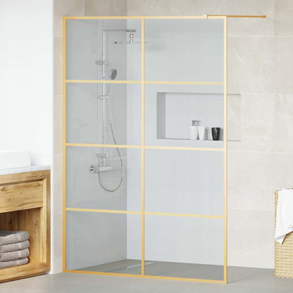Parete Doccia Walk-in Oro 140 x 195 cm vetro temperato