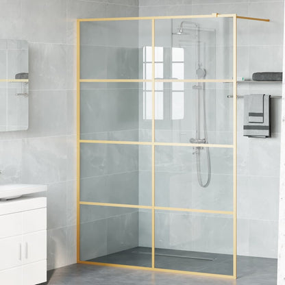 Parete Doccia Walk-in Oro 140 x 195 cm vetro temperato