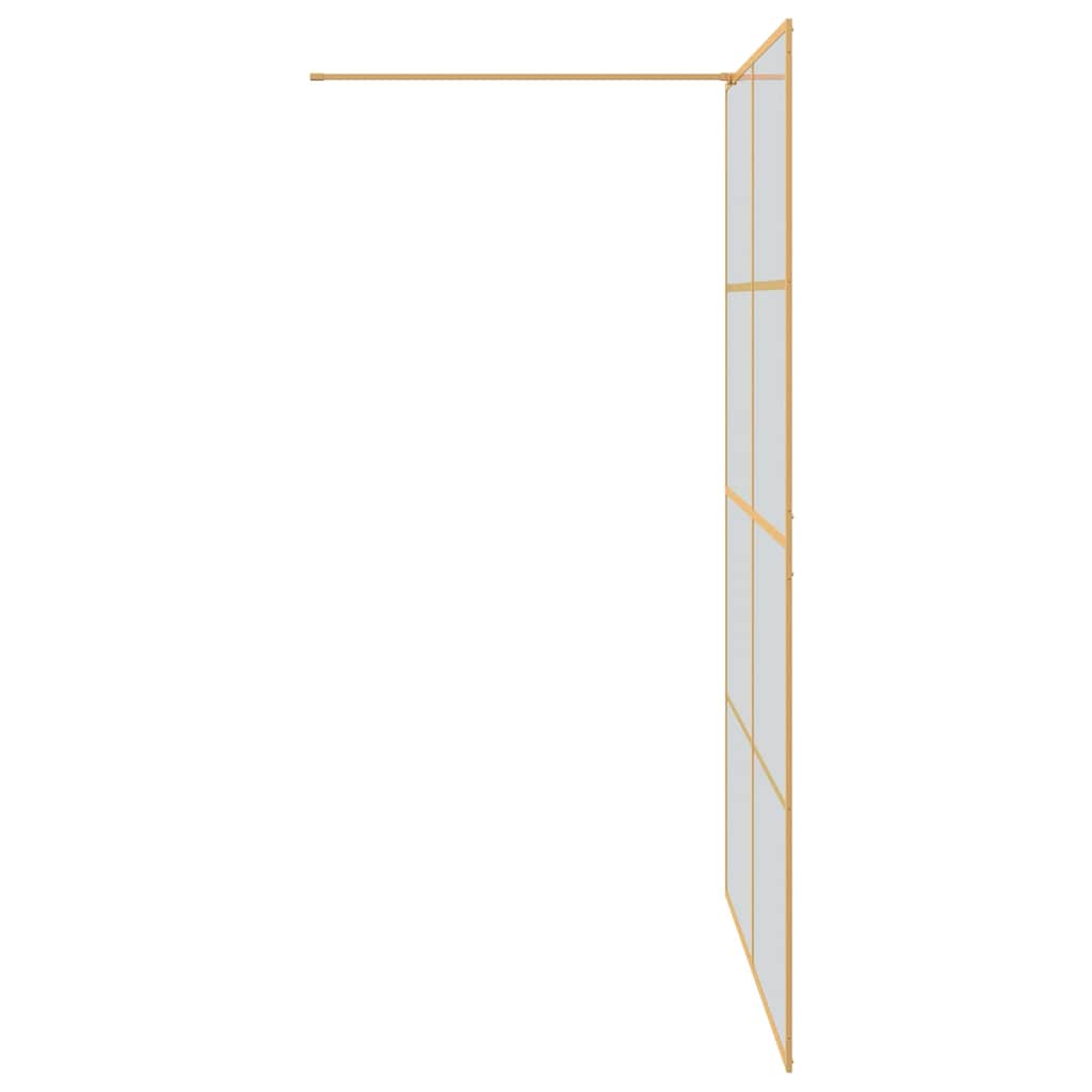 Parete Doccia Walk-in Oro 140 x 195 cm vetro temperato