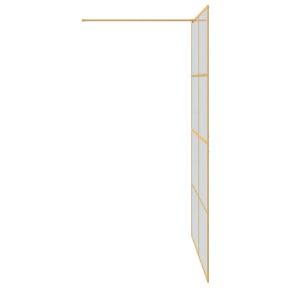 Parete Doccia Walk-in Oro 140 x 195 cm vetro temperato