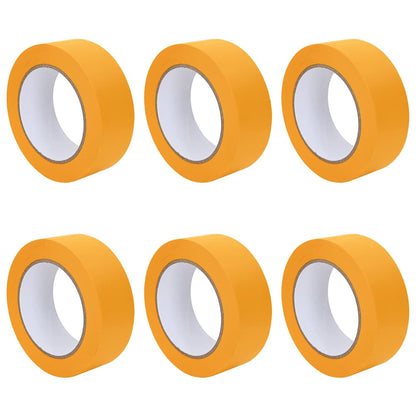 Nastri Adesivi per Pittori 6 pcs Giallo 38mm x 50m Carta