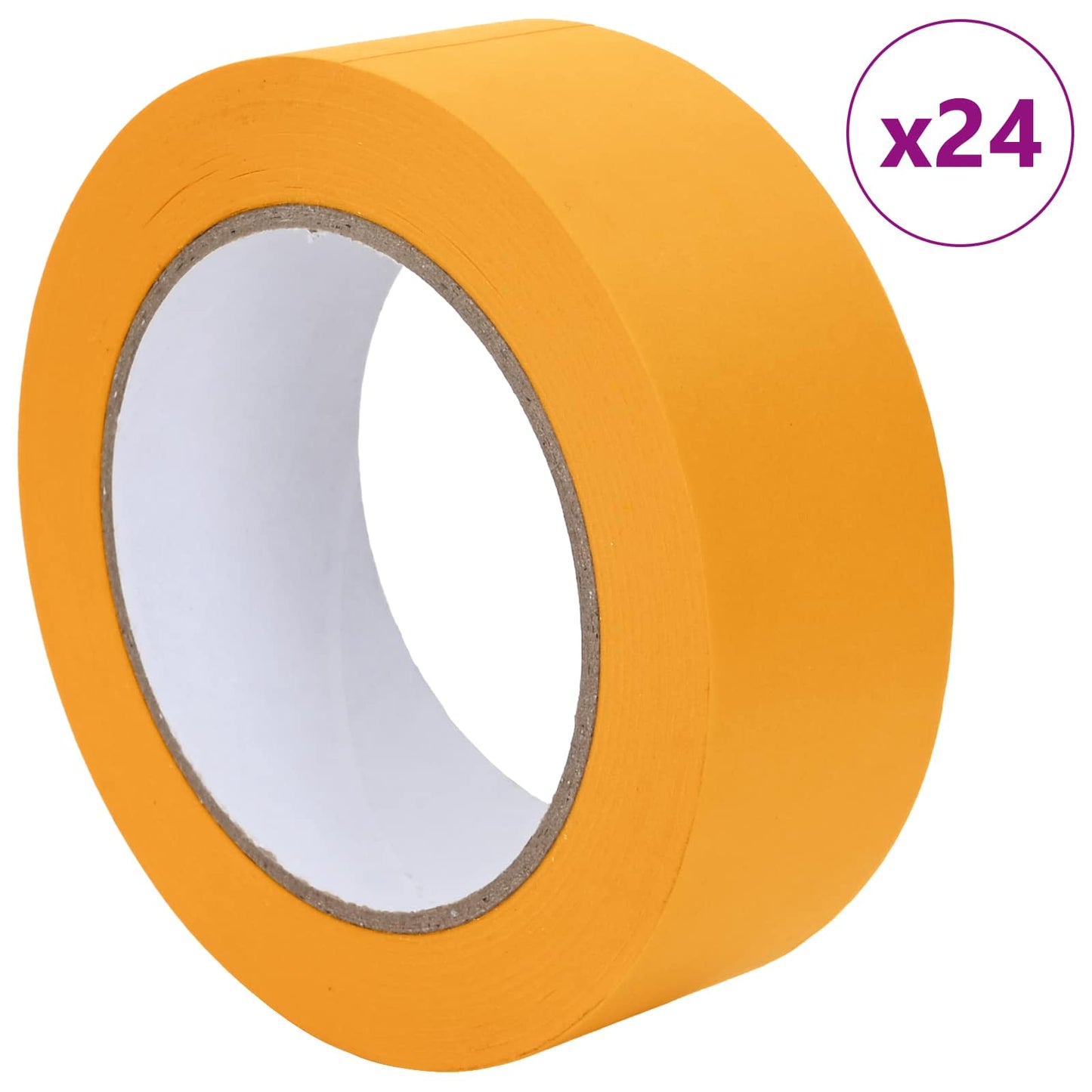 Nastri Adesivi per Pittori 24 pcs Giallo 38mm x 50m Carta