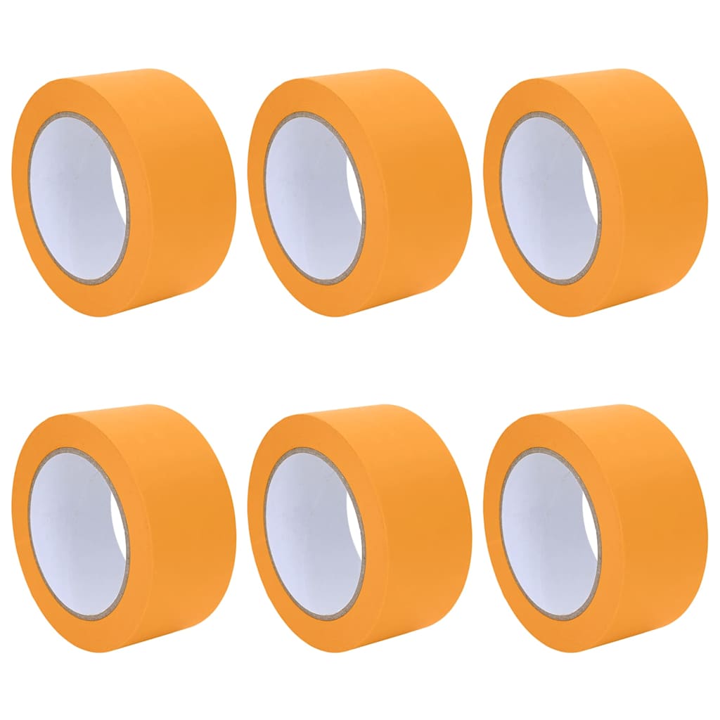 Nastri Adesivi per Pittori 6 pcs Giallo 50mm x 50m Carta