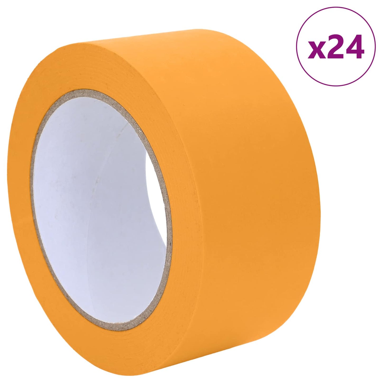 Nastri Adesivi per Pittori 24 pcs Giallo 50mm x 50m Carta