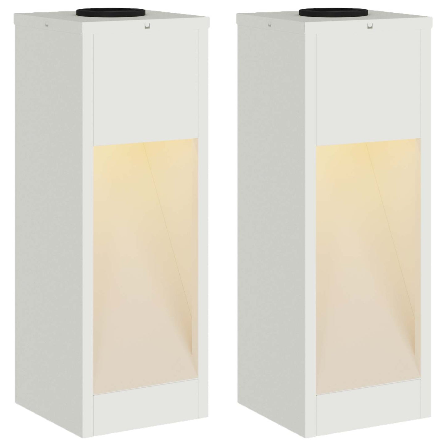 Lucina LED Solare da Percorso 2 pcs Bianco