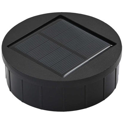 Faro LED solare per sentieri 2 pcs Argento Zincato