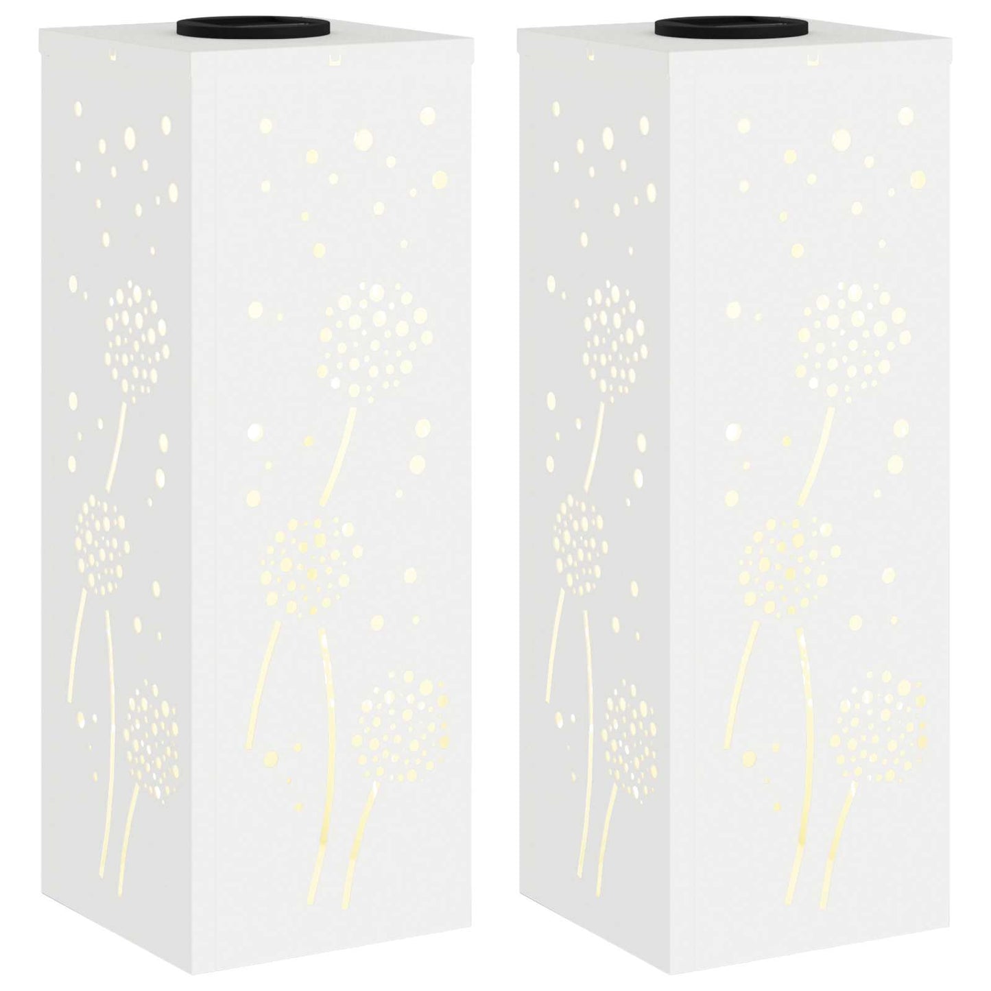 Faro LED solare per sentieri 2 pcs Bianco