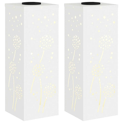 Faro LED solare per sentieri 2 pcs Bianco
