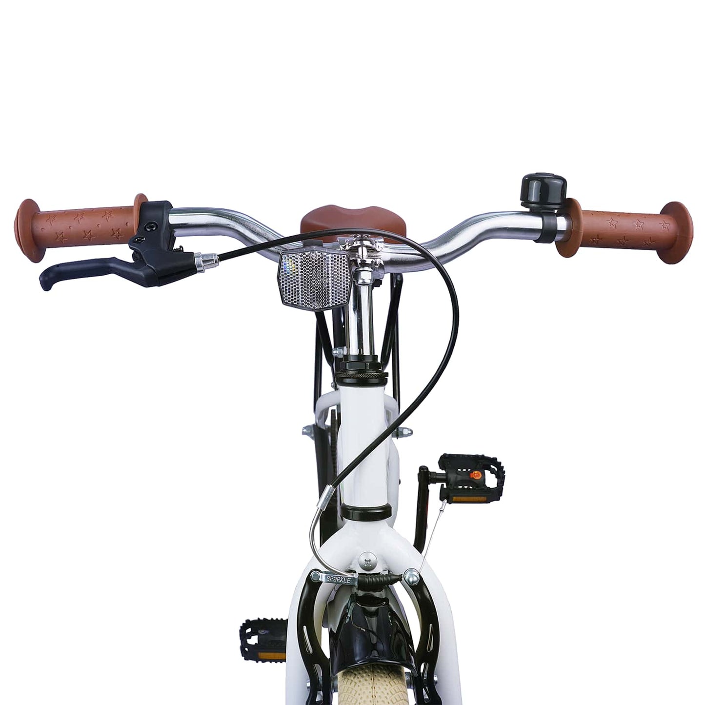 Bicicletta per Bambini 24 Pollici per 8-12 anni Bianco