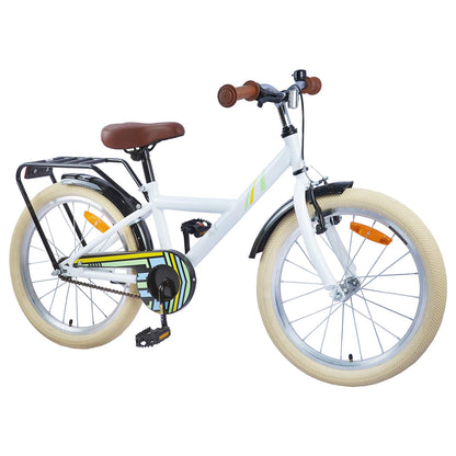 Bicicletta per Bambini 24 Pollici per 8-12 anni Bianco