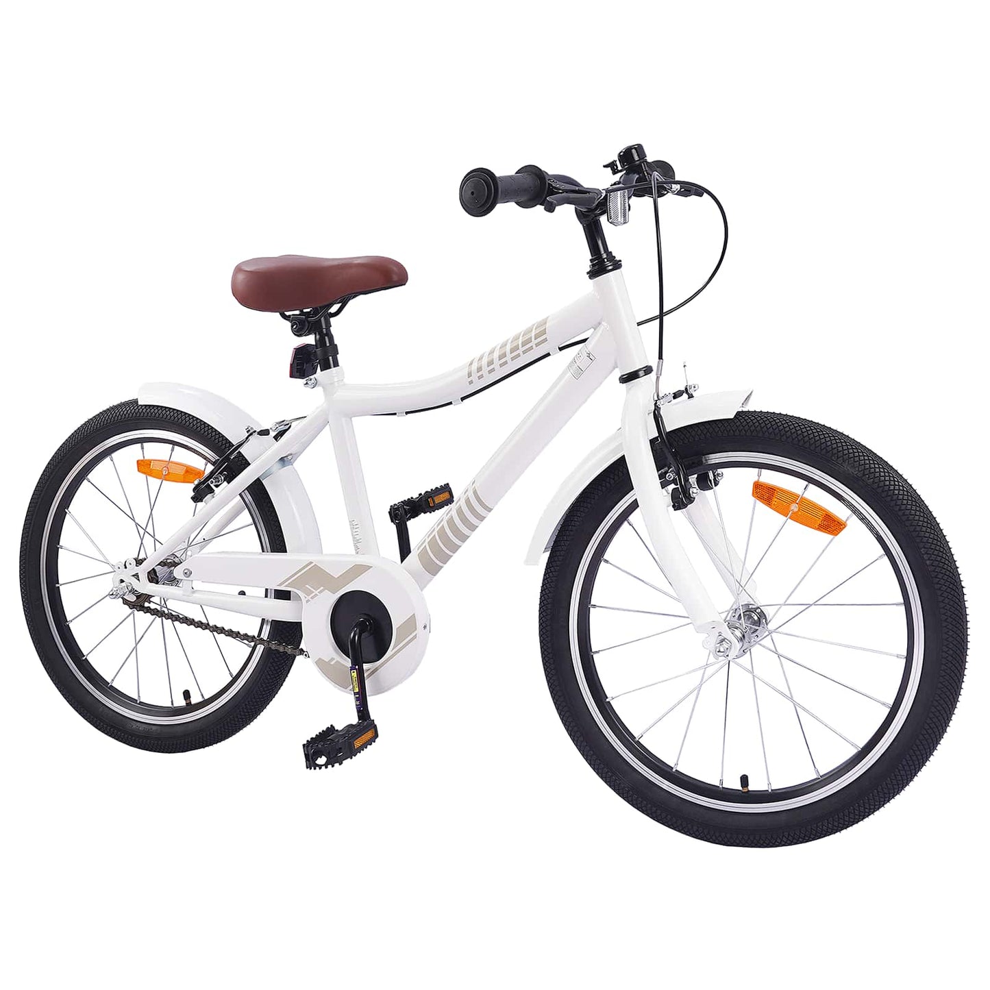 Bicicletta per Bambini 24 Pollici per 8-12 anni Bianco