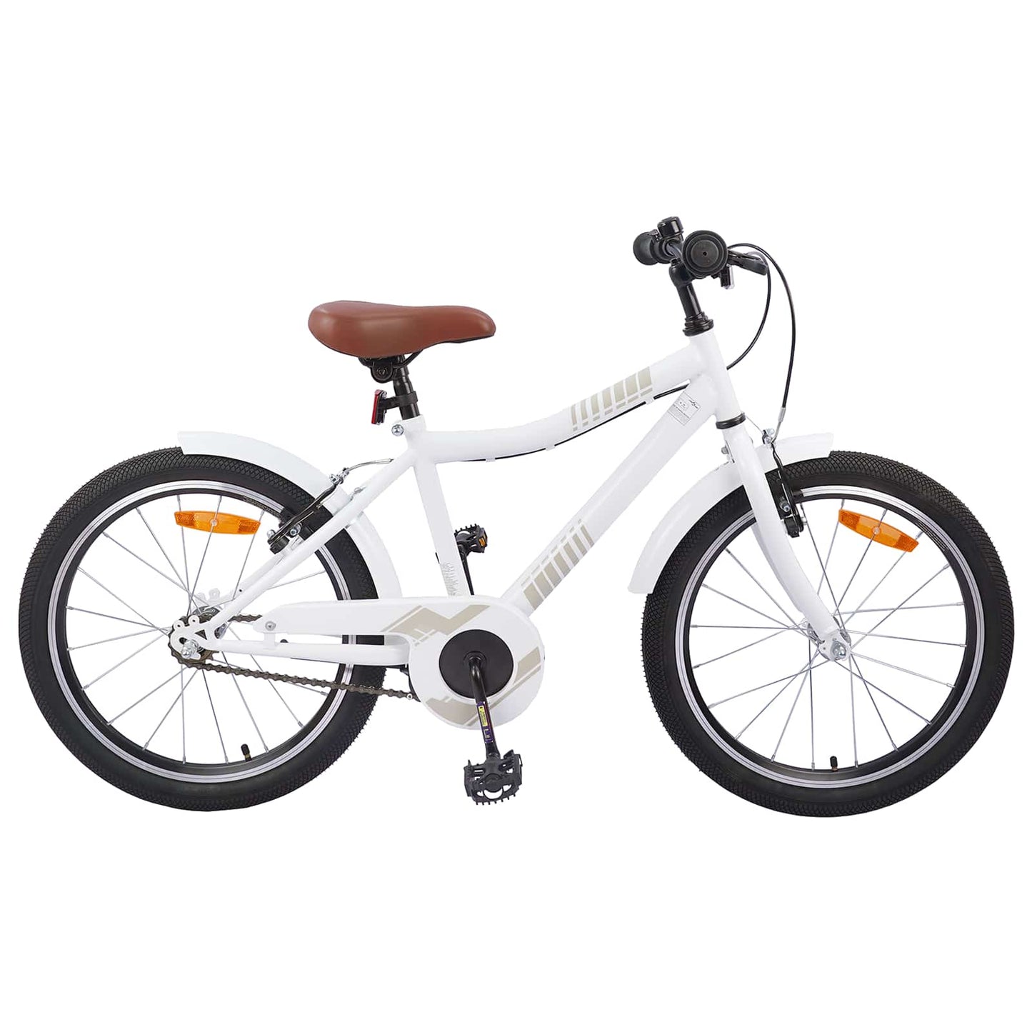 Bicicletta per Bambini 24 Pollici per 8-12 anni Bianco