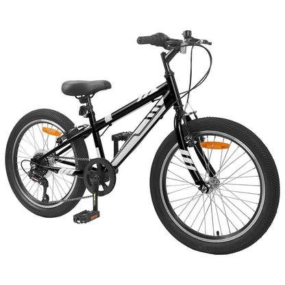 Mountain Bike 20 Pollici 6-Speed per 5-8 anni Nero