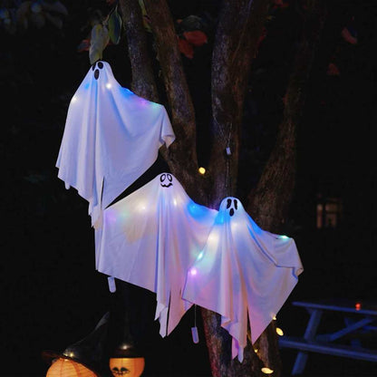 Fantasma appeso di Halloween 3 pcs Bianco 52 x 62 cm Poliestere