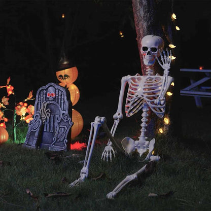 Scheletro di Halloween 2 pcs Bianco 85 cm PVC