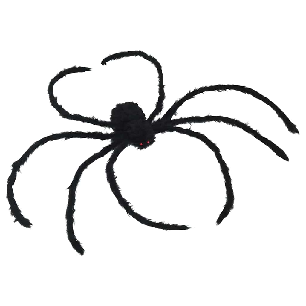 Decorazione Ragno di Halloween 3 pcs Nero 150 cm