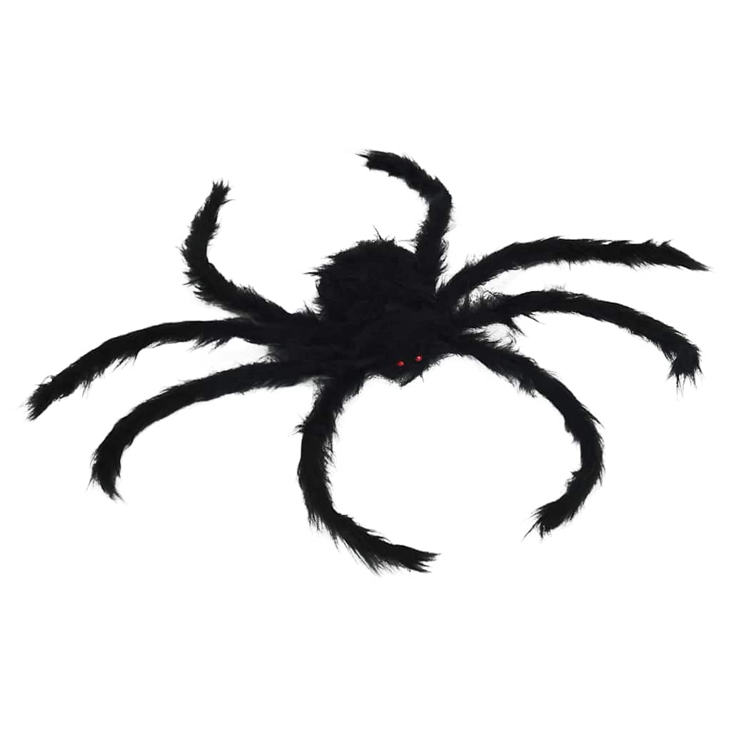 Decorazione Ragno di Halloween 6 pcs Nero 75 cm