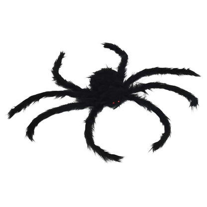 Decorazione Ragno di Halloween 6 pcs Nero 75 cm