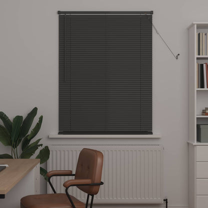 Tenda Veneziana Regolabile Grigio Argento 150 x 80 cm PVC