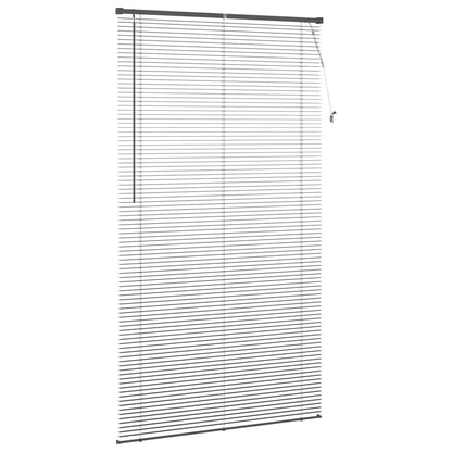 Tenda Veneziana Regolabile Grigio Argento 213 x 120 cm PVC