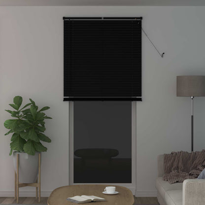Tenda Veneziana Regolabile Nero 213 x 100 cm PVC