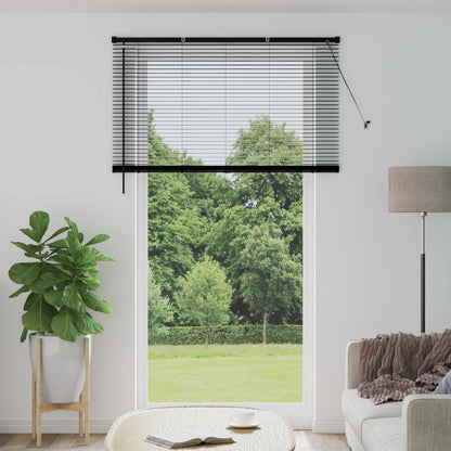 Tenda Veneziana Regolabile Nero 213 x 160 cm PVC