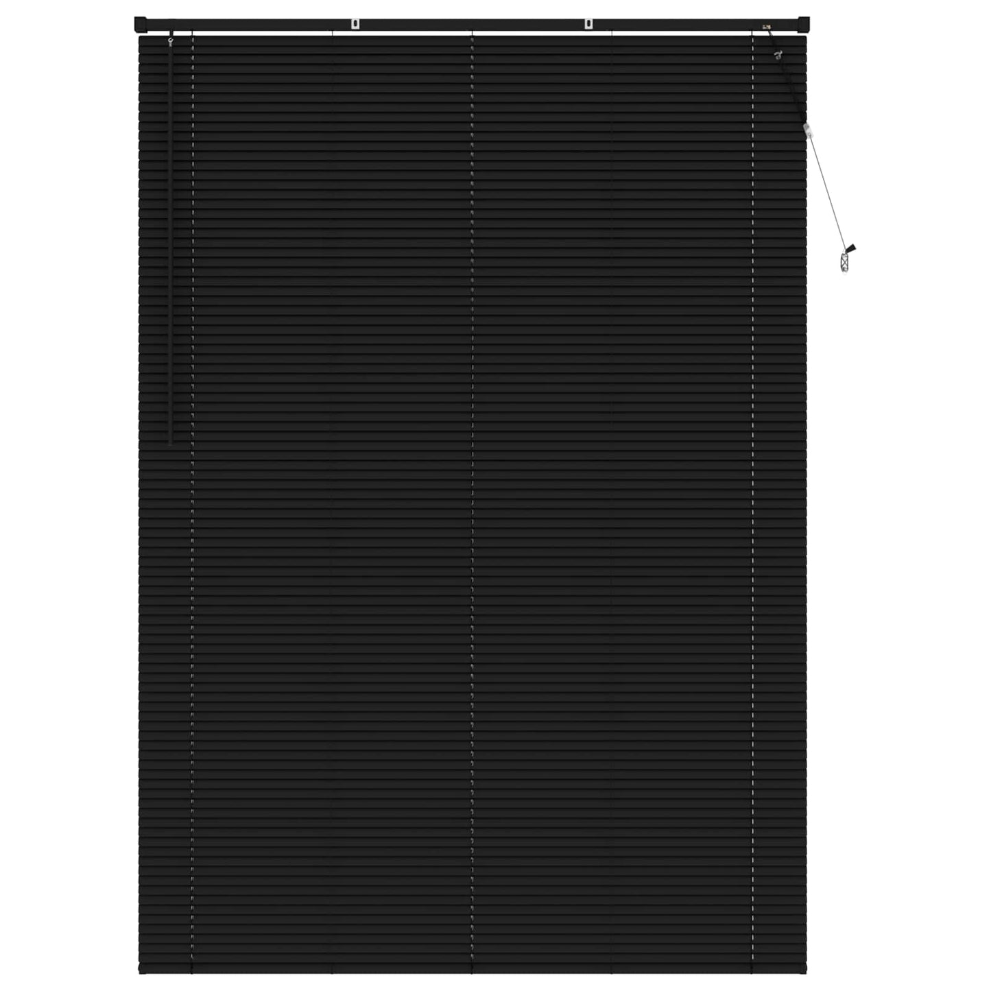 Tenda Veneziana Regolabile Nero 213 x 160 cm PVC
