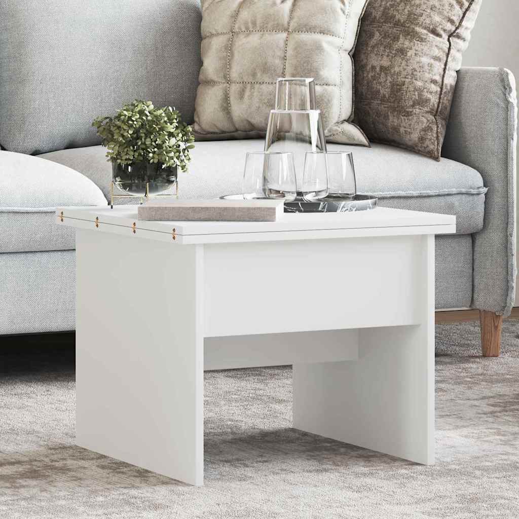 Tavolino da salotto Bianco 55 x 54,5 x 45 cm Legno multistrato