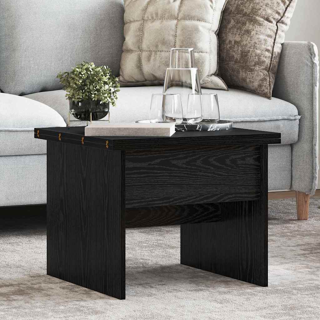 Tavolino da salotto Rovere Nero 55 x 54,5 x 45 cm