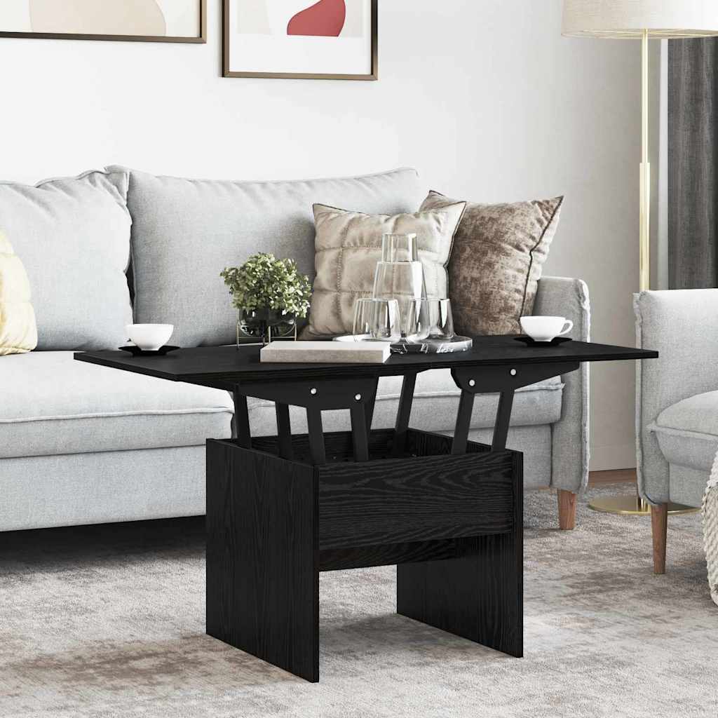 Tavolino da salotto Rovere Nero 55 x 54,5 x 45 cm