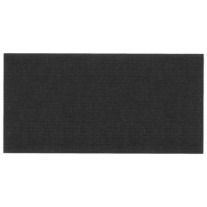 Testiera da Parete 12 pcs Nero 60 x 30 cm Tessuto