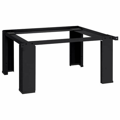 Pedestallo per Lavatrice Nero 64 x 55 x 32,5 cm Acciaio