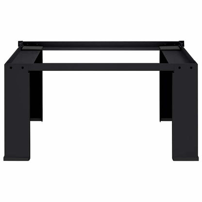 Pedestallo per Lavatrice Nero 64 x 55 x 32,5 cm Acciaio