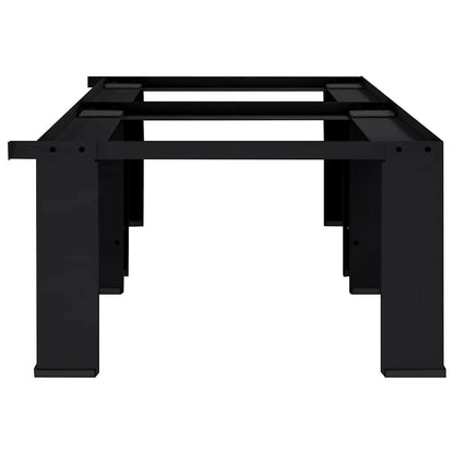 Pedestallo per Lavatrice 2 pcs Nero 127 x 54,5 x 32,5 cm