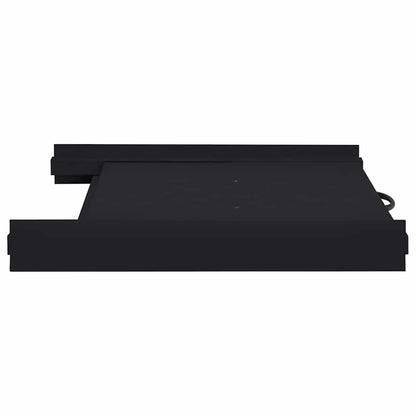 Mensola Intermedia per Lavatrice Nero 60 x 60 x 8 cm Acciaio