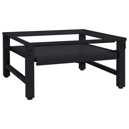 Pedestallo per Lavatrice Nero 62 x 60,5 x 32,5 cm Acciaio