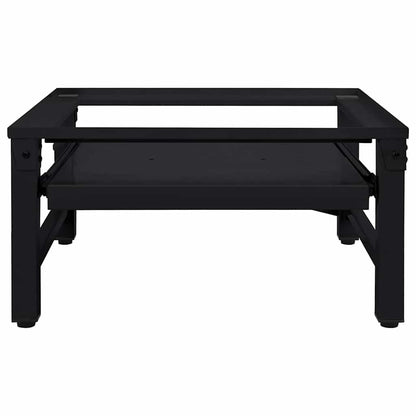 Pedestallo per Lavatrice Nero 62 x 60,5 x 32,5 cm Acciaio