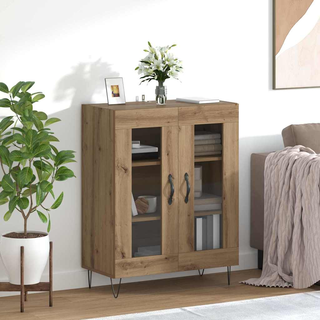 Credenza Rovere artigianale 69,5 x 34 x 90 cm Legno multistrato
